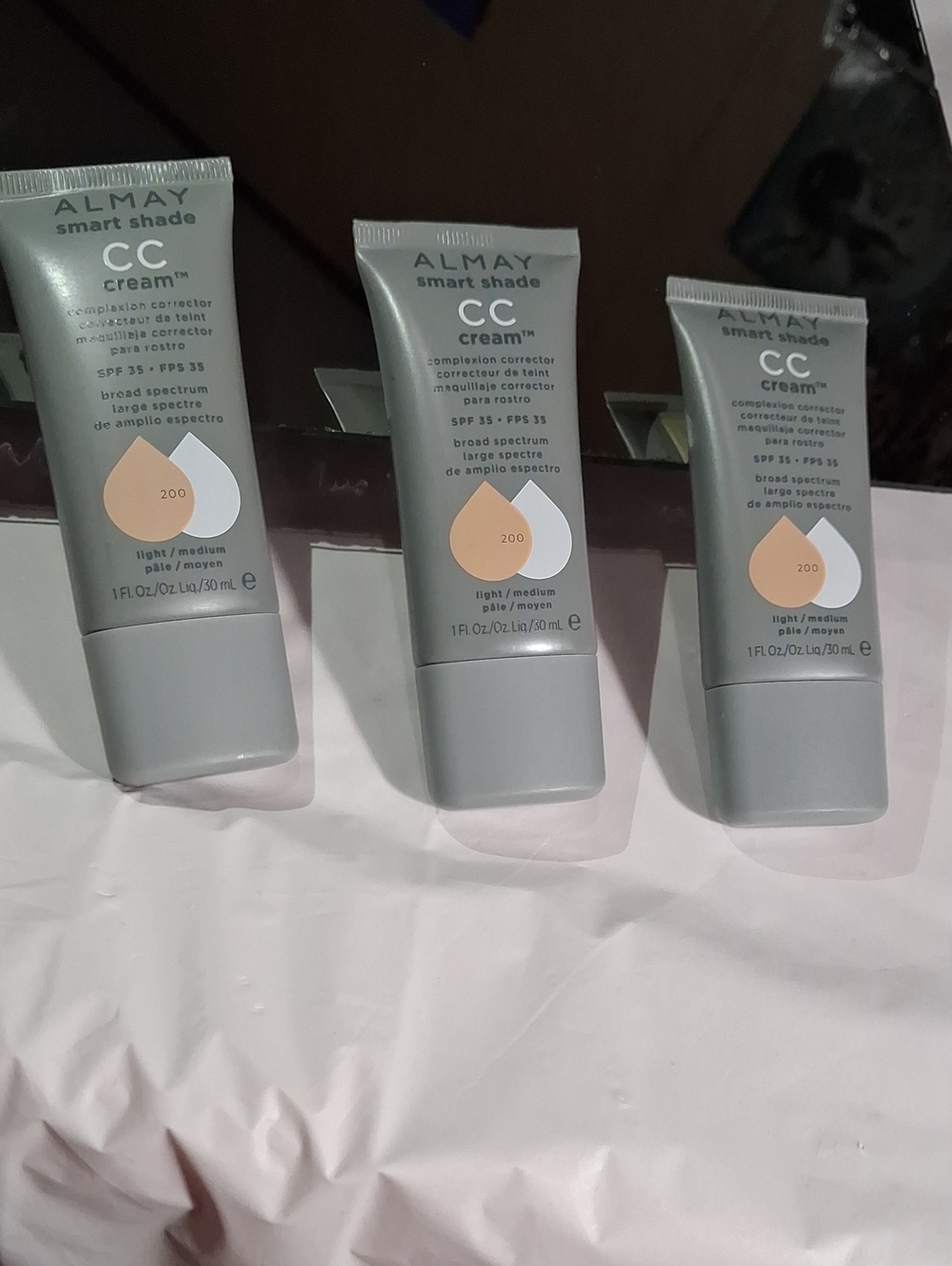 NWT Lot of 3 Almay Smart Shade CC Cream SPF 35 - 200 Light/Medium (Discontinued)